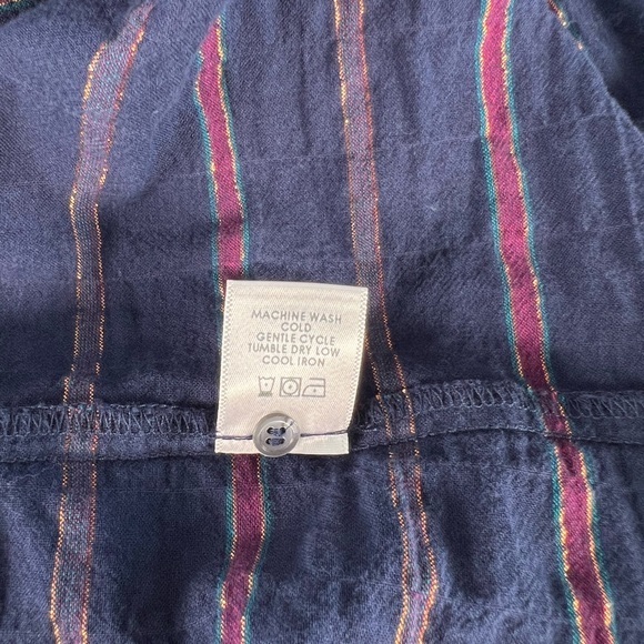 Xirena navy metallic striped dress XS - Picture 10 of 11